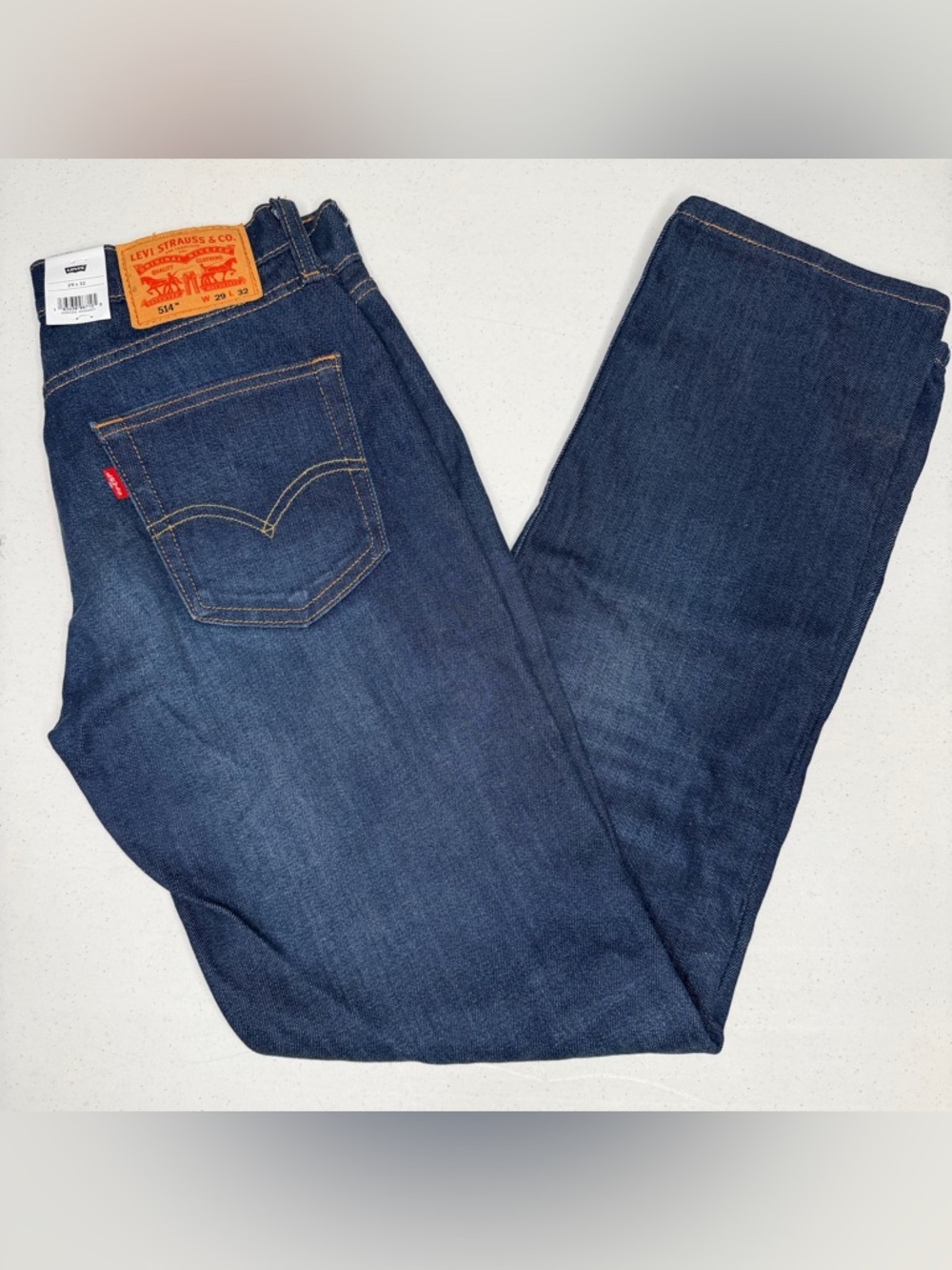 Levi’s 514 Straight Leg Mens Jeans NWT 29x32 Dark Wash Classic - Picture 13 of 13